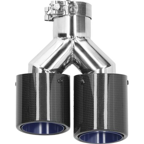 Embouts de pot d'échappement universels en forme de Y à double sortie, silencieux, modification de voiture (1/5)