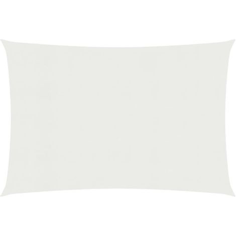 Voile d'ombrage Voile de parasol - 160 g/m² Blanc 2x5 m PEHD BV173193 - BonneVie (1/5)