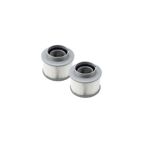 Filtre de Rechange pour Mspa FD2089 Compatible avec Toutes Les Cartouches Filtrantes MSpa Actuelles et Les Piscines Filtre Spa Gonflable (Version Améliorée) Lot de 2 (1/4)