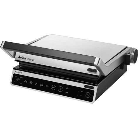 Grill elettrico Amica GK 5011 nero argento 2000 W