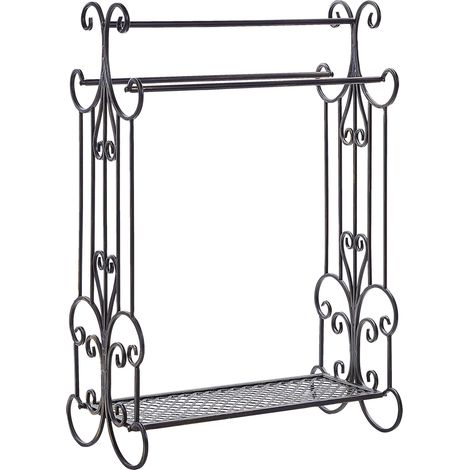 Handtuchständer GLADIS Metall Schwarz (1/5)