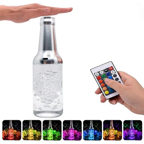ZOLGINAH LED lampe de bureau, lampe de chevet en acrylique, télécommande tactile 16 couleurs, chargement USB RGB changement de couleur veilleuse… (1/5)