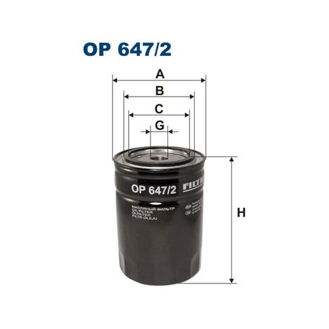 Filtro de aceite - MF 165-174