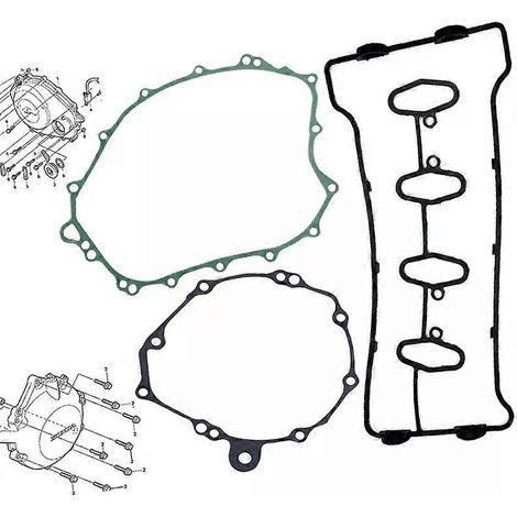Se utiliza para kits de juntas de tapa de culata de cárter de motor de motocicleta para Honda CBR 1000 RR CBR1000RR 2004-2007（）