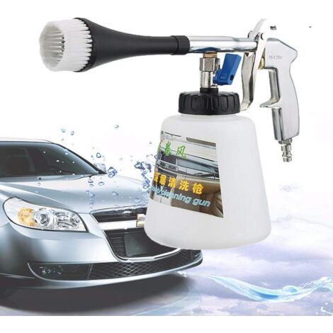 Pistolet de nettoyage de voiture, pistolet de nettoyage rapide, pistolet de lavage haute pression, pistolet de nettoyage intérieur pression d'air réglable pour siège auto tableau de bord tapis (1/5)