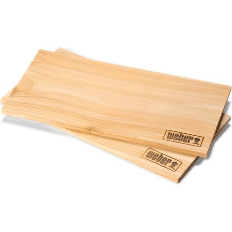 Tablas para ahumar Weber - madera de cedro, grandes (1/2)