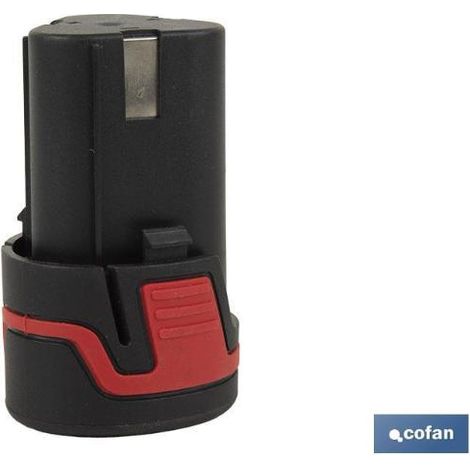 COFAN batería recargable li-ion 12 v 2.0ah para 50003236 , Batería Li-ion de 12 V y 2.0 Ah específicamente diseñada para ser compatible con el taladro con referencia 50003236. Esta