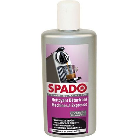 Spado Descalcificador líquido 250 ml para máquina de expreso