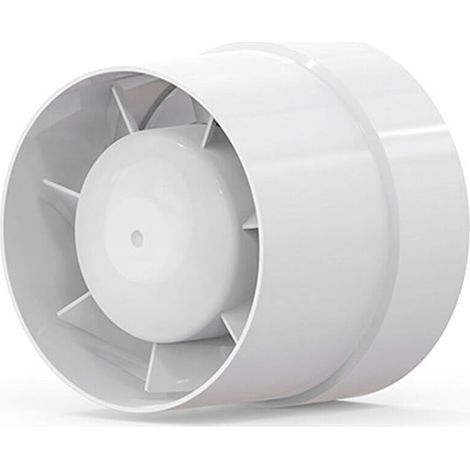 100-mm-Abluftventilator – Luftdurchsatz 130 m³/h – Leistungsaufnahme 12 W – Geräuschpegel 34–40 dB – Für Bad und Küche (1/5)