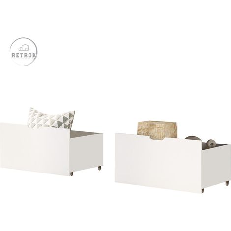 Tiroirs de rangement pour lit d'enfant – Bois massif – Profondeur 30 cm – Design fonctionnel et esthétique – Solution de rangement pratique (1/5)