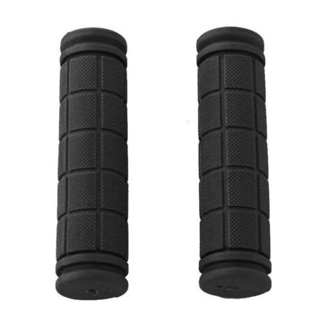 1 Paire Couverture de Poignée de Guidon en Caoutchouc Antidérapant 22 mm pour Vélo Noir (1/2)
