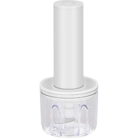 Mini hachoir électrique à légumes, hachoir à aliments, trancheuse à ail et oignons, presse-poivre, coupe-tomates pour la cuisine, hachoir USB portable, 250 ml (1/5)