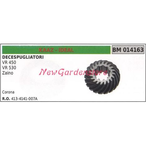 Corona coppia conica KAAZ decespugliatore VR 450 530 zaino 014163