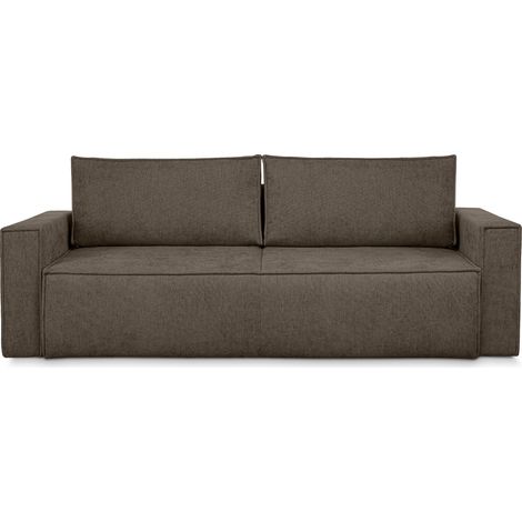 KONSIMO NAPI II Sofa 3 Sitzer, mit Schlaffunktion, Modern, braun (1/5)
