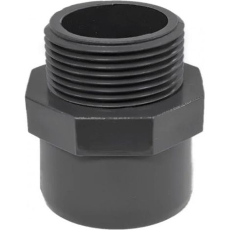Tapón roscado de PVC 40x49, para encolar hembra 50 macho 63 mm