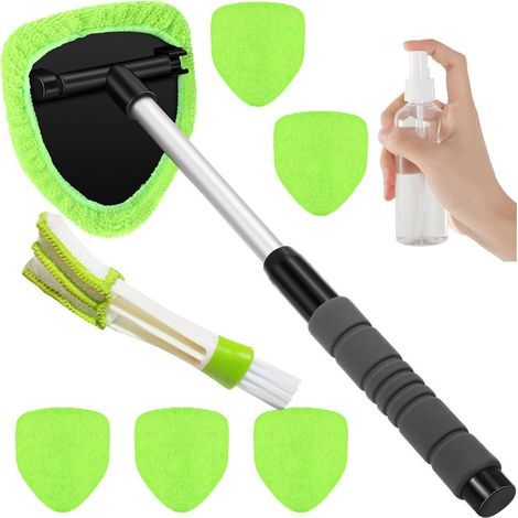 L'ensemble de nettoyant pour vitres automatique rétractable-Vert (1/2)