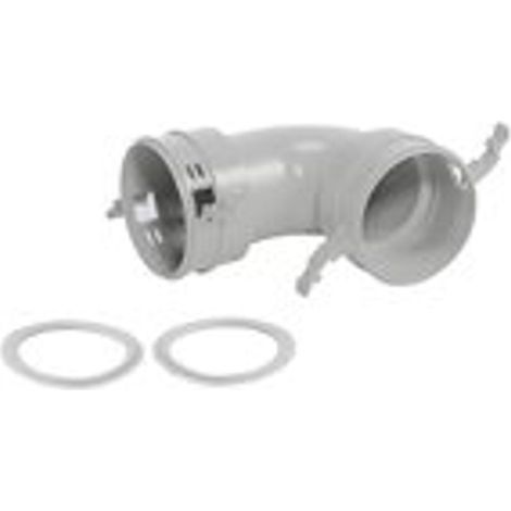 Vaillant Curva 90 Gr. senza zoccolo di fissaggio diam. 75/62 mm con guarnizioni, 0020176826