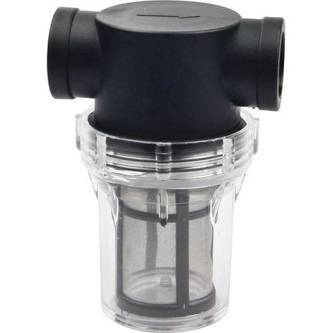 Filtre à eau en ligne de 25 mm (1 pouce) pour pompe à eau, avec tamis en acier inoxydable de 100 mailles, filtre en ligne pour pompe d'irrigation de jardin