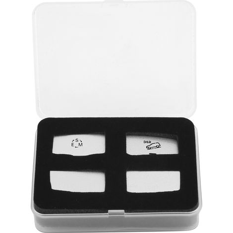 Lot de 4 autocollants argentés de réglage de suspension pour Mercedes Benz ML/GL/GLE/GLS série D (1/5)
