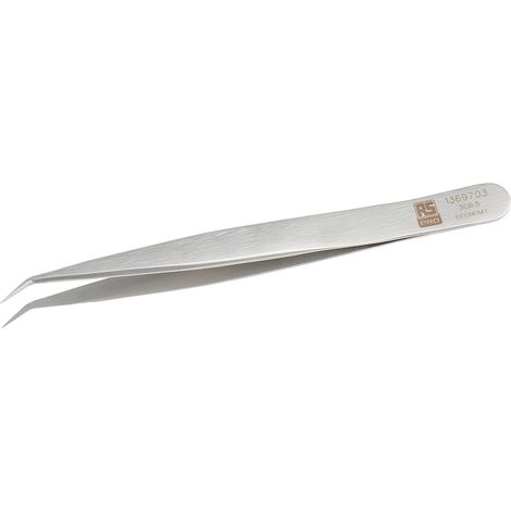 Brucelles RS PRO 3CB.S pointe courbée en inox, L. 110 ( Prix pour 1 ) (1/3)