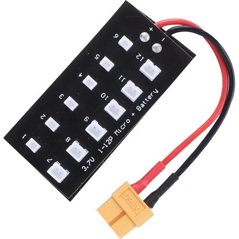 Carte de charge pour batterie lithium JSTPH2.0 1S 3,7 V 7,4 V (montage parallèle), compatible avec Blade 130 X MCP X BL UMX Beast Mig Carbon CuB Sbach 342 (1/5)