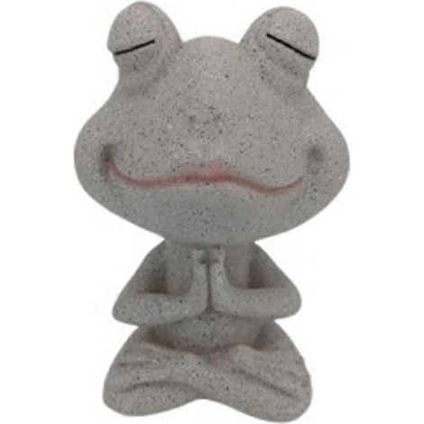 Pflanztopf für drinnen und draußen, Blumentopf „Yoga Frosch“, Pflanztopf aus Harz für Zimmer- und Gartenpflanzen, BB (1/5)