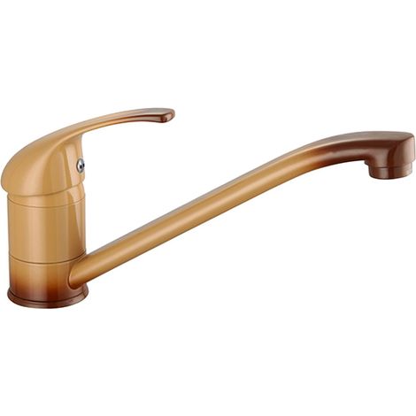Edouard Rousseau – Mitigeur de lavabo CARDIFF – Bec mobile en laiton – Aérateur réducteur de débit – Hauteur 140 mm – Flexibles inox F 3/8