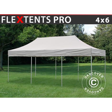 Pop up gazebo FleXtents PRO 4x6 m Latte