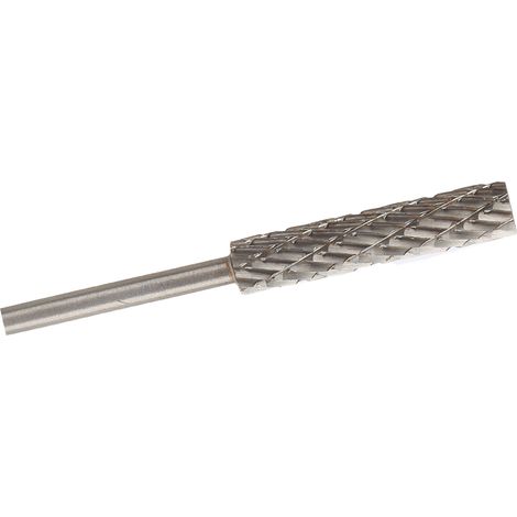 Lime rotative, tête de meulage pour le travail du bois, grain 1, acier allié, fraise à sculpter et à graver pour carbure, 3 x 6 x 30 x 54 mm (1/5)
