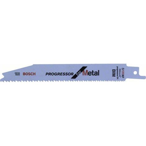 Bosch 2x Säbelsägeblatt S 123 XF Progressor for Metal - 2608654401