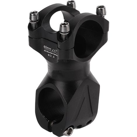 Potence courte en alliage d'aluminium pour VTT et vélo de route, tige 31.8mm, hauteur 60mm (1/5)