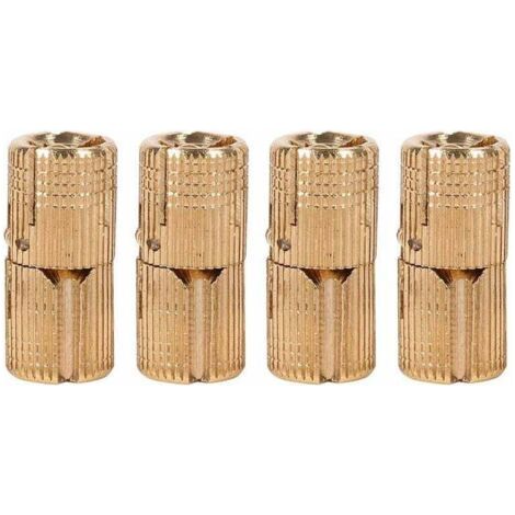 Charnières Cylindriques Invisibles en Laiton, Charnières à Barillet Cachées, Angle d'Ouverture 180° (4 Pcs) (1/5)