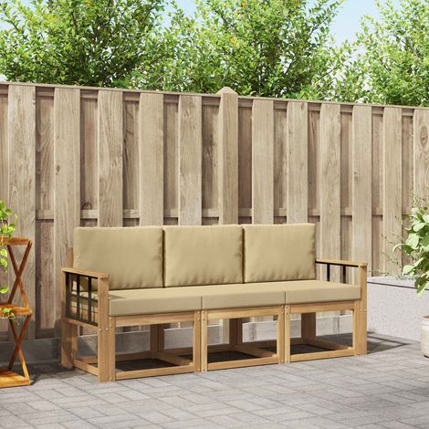 vidaXL Conjunto de sofás de exterior 3 uds. (1/5)