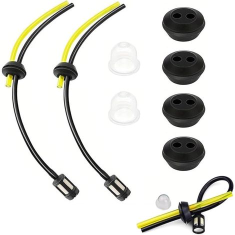 8 Ensembles Filtre à Essence, Durite en Caoutchouc, Joint Réservoir, Pour Débroussailleuse, Tondeuse (1/5)