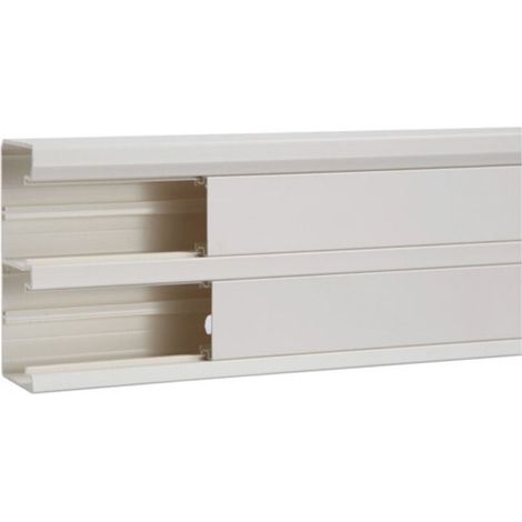 Goulotte appareillable queraz enclipsage direct h 134 x p 56mm PVC Pure (GBD5013109016)
