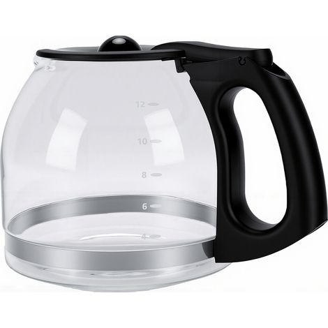 Remplacement de cafetière de 1,8 l pour Carafe en verre de 12 tasses borosilicate sûr avec poignée robuste (1/5)