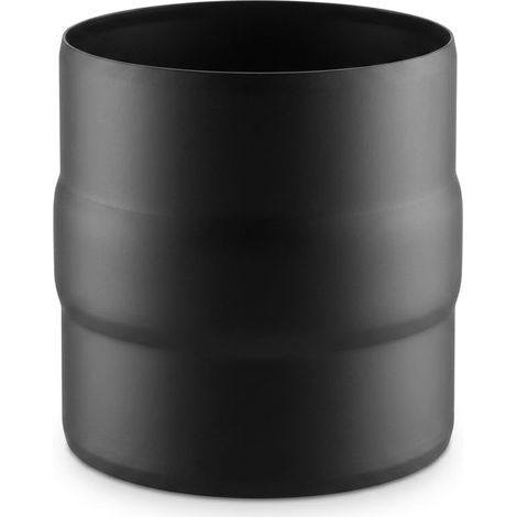 MAKA Manicotto Maschio-Maschio MM Canna Fumaria Legna Nero Ø 130 mm (1/5)