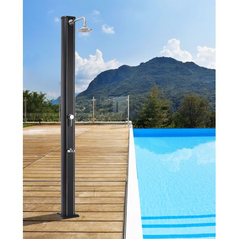 Ducha de jardín productos-qp solar shower capacidad 32 l aluminio (1/3)
