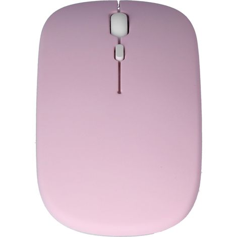 Souris sans fil rechargeable double mode 2,4 GHz ergonomique silencieuse optique Accessoires informatiques (rose)