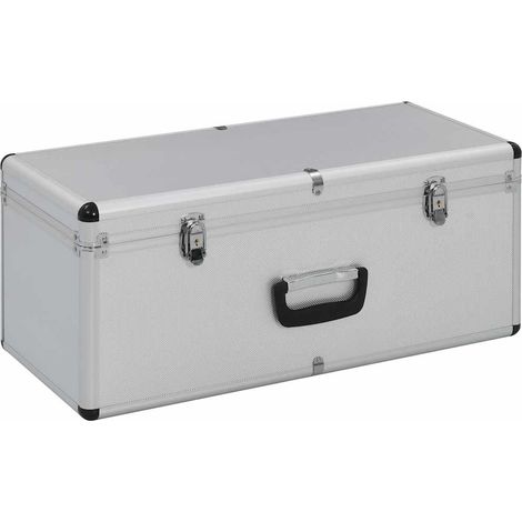 Boîtes de rangement Coffre de rangement 2 pcs Argenté Aluminium CFW20478 (1/5)