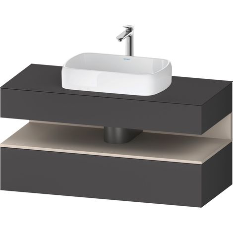 Duravit Collection One Meuble sous-vasque sur console, 1 tiroir,