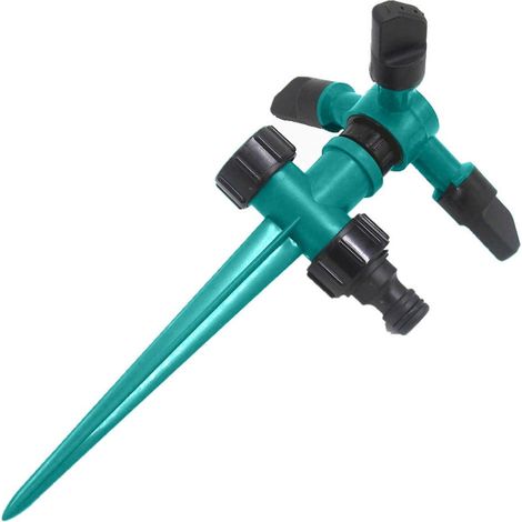 Arroseur Rotatif 360° - Arroseur De Jardin Automatique Avec Réglage D'Angle 45° À 90° - Pour Pelouse Plantes Et Potager - 2 Pièces (1/5)