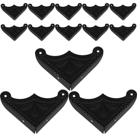 Protège Coin Métallique Vintage en Lot de 20, Protection d'angle en Équerre pour Meubles et Boîtes, Coins en Métal à Bords Lisses pour Manipulation Sécurisée, Usage Décoratif et (1/5)