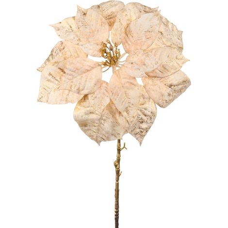 Fiore decorativo color perla per decorazioni e composizioni di fiori da 81 cm