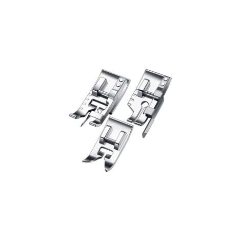 Questo set di piedini multifunzione per macchine da cucire domestiche include un piedino per infilare il filo e un piedino per quilting da 6,35 mm. - Crezuo (1/4)