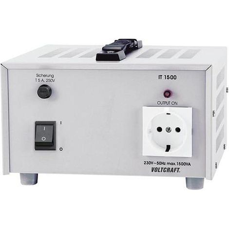 [NEUWERTIG] B-Ware Voltcraft It1500 Universal Labor Trenn Transformator Festspannung 1500 Va 230 V