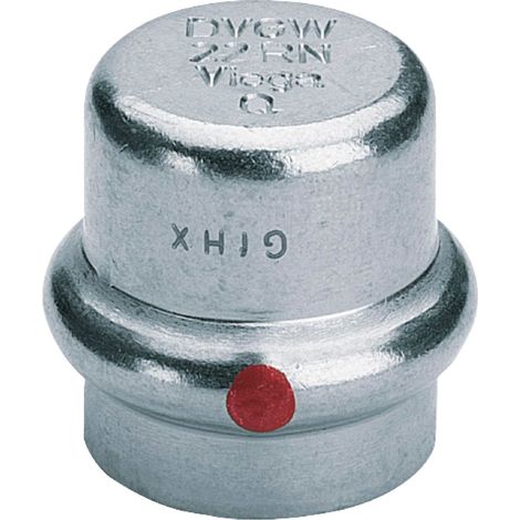 Viega Tapa Prestabo, d 42mm Acero no aleado, cincado Modelo 1156, 643638