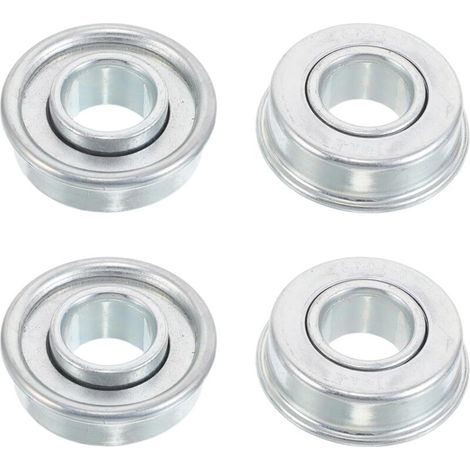 4 rodamientos universales para cortacésped, rodamientos de bolas de acero compactos, compatibles con ruedas traseras de varias marcas. (1/5)