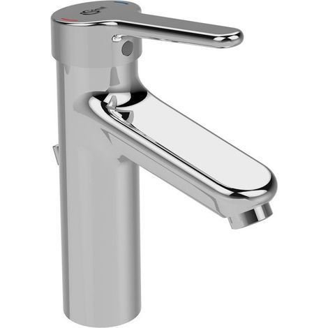 Mezclador de lavabo CERAPLUS 2 Grande con desagüe de metal ND cromo IDEAL STANDARD