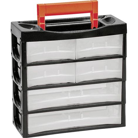 Alutec 66011 Coffret de rangement Nombre de compartiments: 6 Contenu 1 pc(s) (1/2)